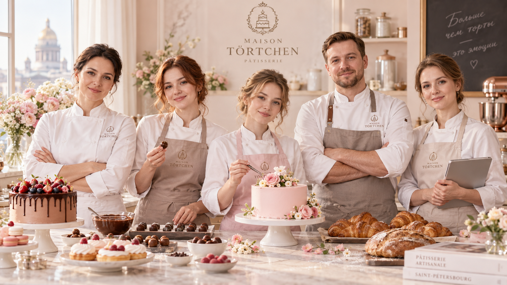 Команда кондитерской Maison Törtchen